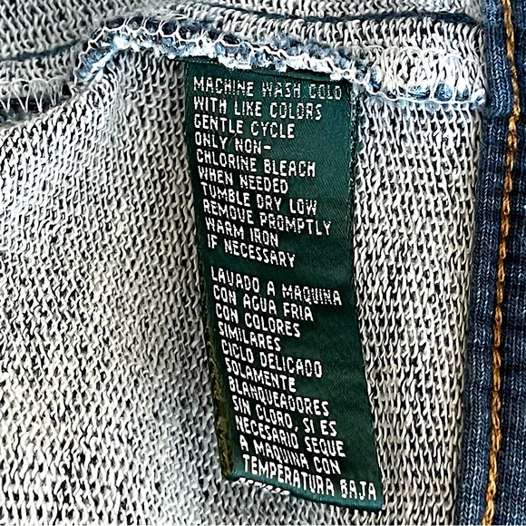 Lauren Ralph Lauren Dry Goods Supply Co Washed Knit Cropped Jacket Women’s L - Picture 12 of 12